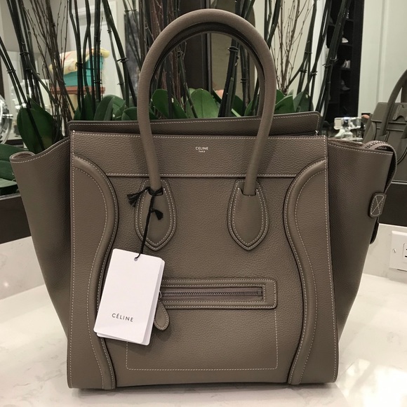 Celine Handbags - CELINE MINI LUGGAGE TOTE